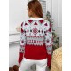 Crewneck Geo Graphic Xmas Sweater