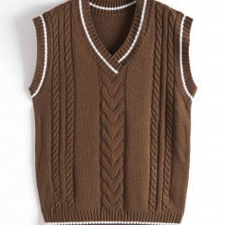 Cable Knit Cricket Sweater Vest