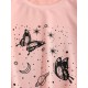 Planet Butterfly Graphic Drop Shoulder Sweatshirt